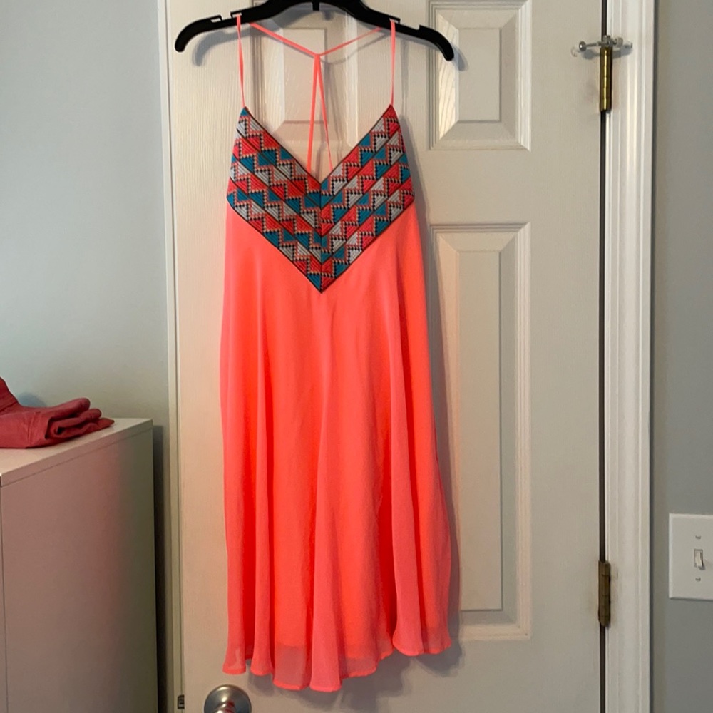 Women’s size medium bright pink dress